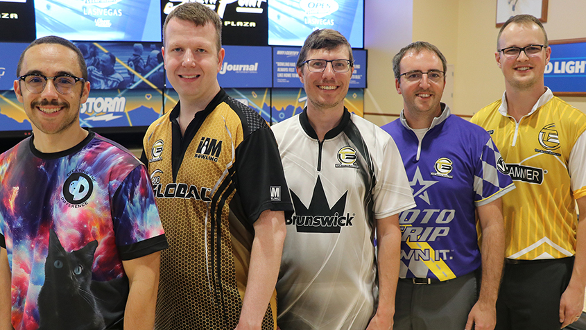 The members of Top Score Bowling at the 2024 USBC Open Championships