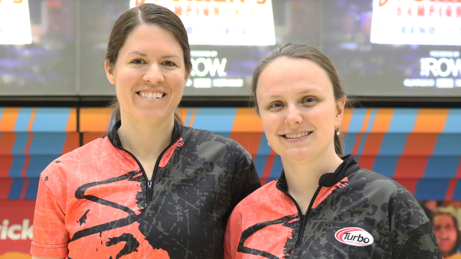 Erin Czuprynski and Amber Thompson at the 2024 USBC Women's Championships