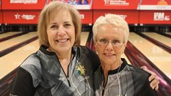 Denise Dome and Dixie Cook at the 2023 USBC Women's Championships