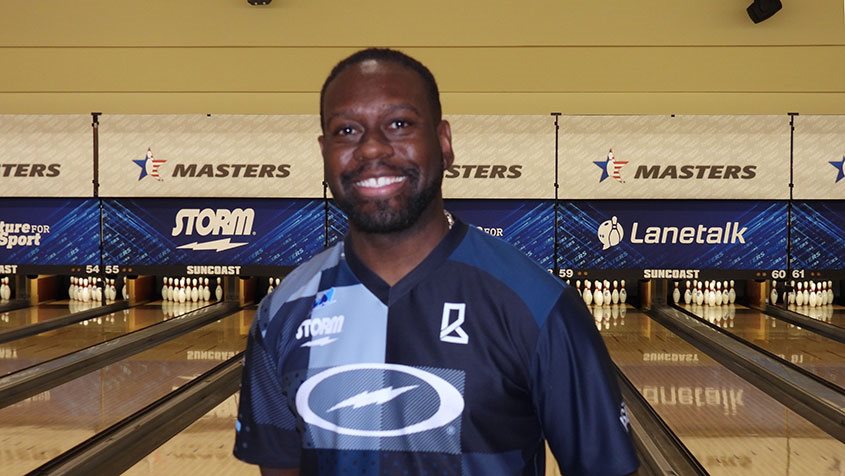 DeeRonn Booker is one of the undefeated players left at the USBC Masters