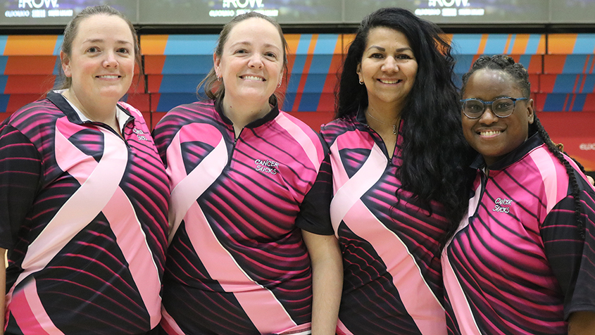 Amy's Cancer Sucks Team 2 at the 2024 USBC Women's Championships