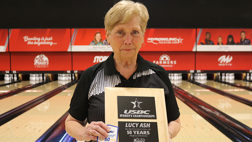 Lucy Ash celebrates 50 years at the USBC Women&#39;s Championships