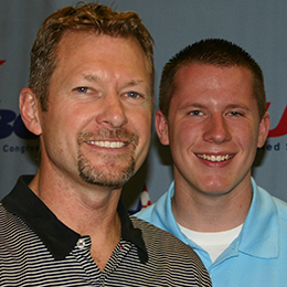 Dan and Jake Peters at the 2008 USBC Open Championships