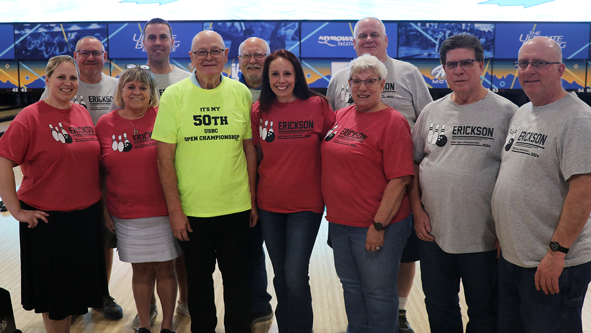 Dave Erickson's group at the 2024 USBC Open Championships