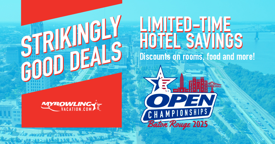 Limited-time hotel savings for the 2025 USBC Open Championships