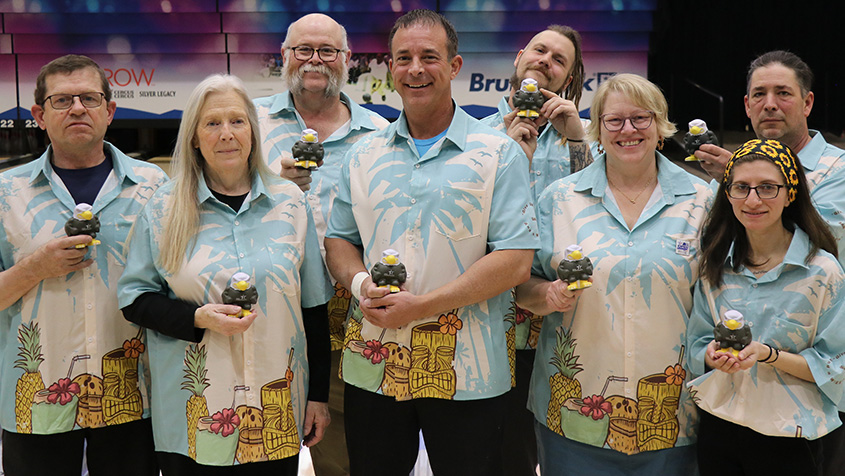 First-time participants from Eastmont Lanes at the 2023 USBC Open Championships