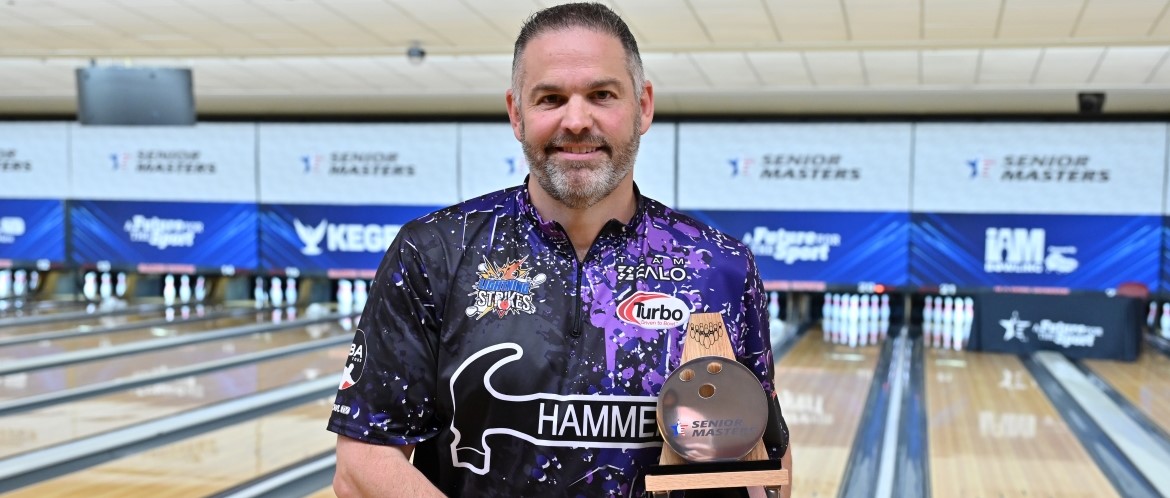 2024 USBC Senior Masters champion Jon Rakoski