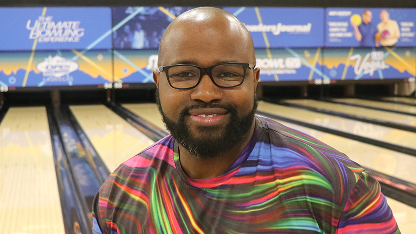 Leon Gibson at the 2024 USBC Open Championships