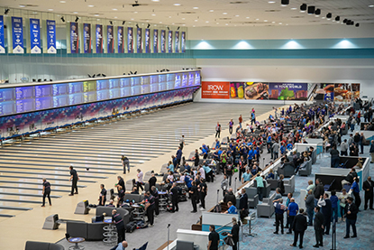USBC Open Championships being contested inside of National Bowling Stadium