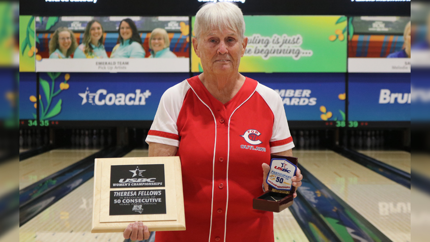 Theresa Fellows celebrates 50 years at the USBC Women&#39;s Championships