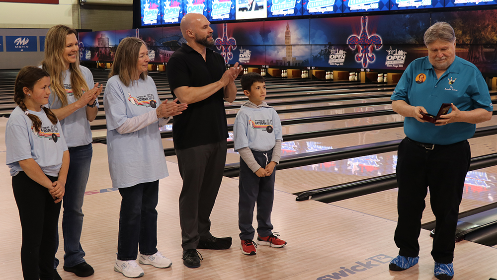 Ronald Sereyka and family at the 2025 USBC Open Championships Ronald Sereyka and family at the 2025 USBC Open Championships