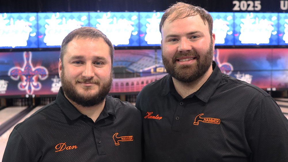 Daniel King and Hunter Severson at the 2025 USBC Open Championships