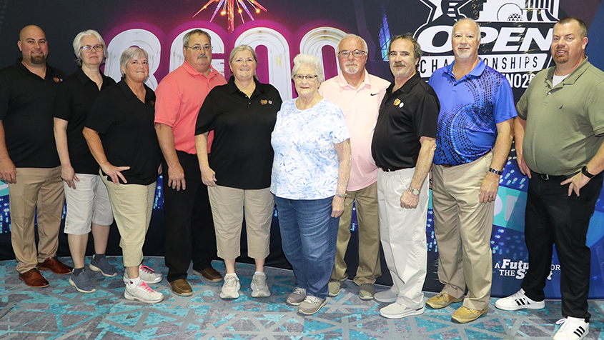 Chestnut family at the 2023 USBC Open Championships