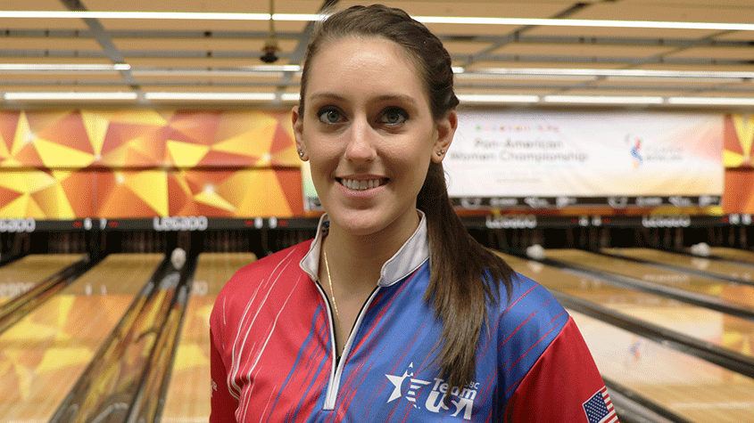 Danielle McEwan at 2022 PANAM Bowling Women&#39;s Championships