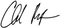 Chad Murphy signature Chad Murphy signature