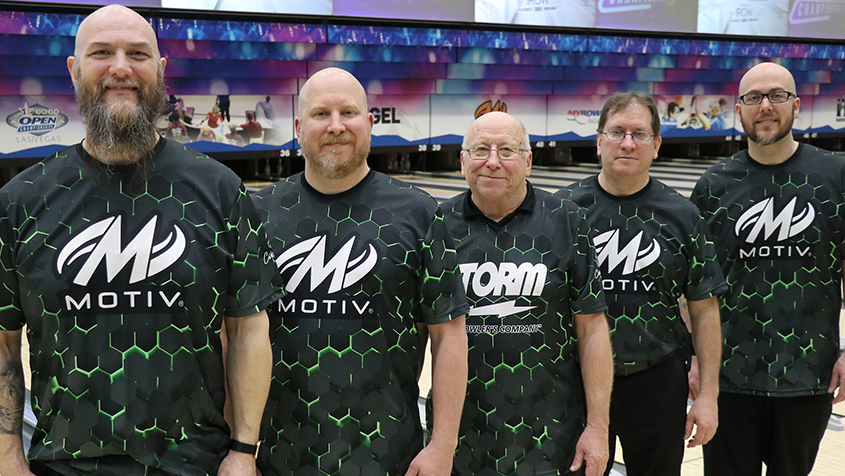 The members of Surgically Repaired at the 2023 USBC Open Championships
