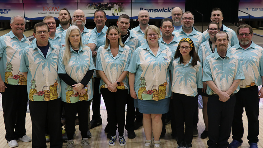 Eastmont Lanes group at the 2023 USBC Open Championships