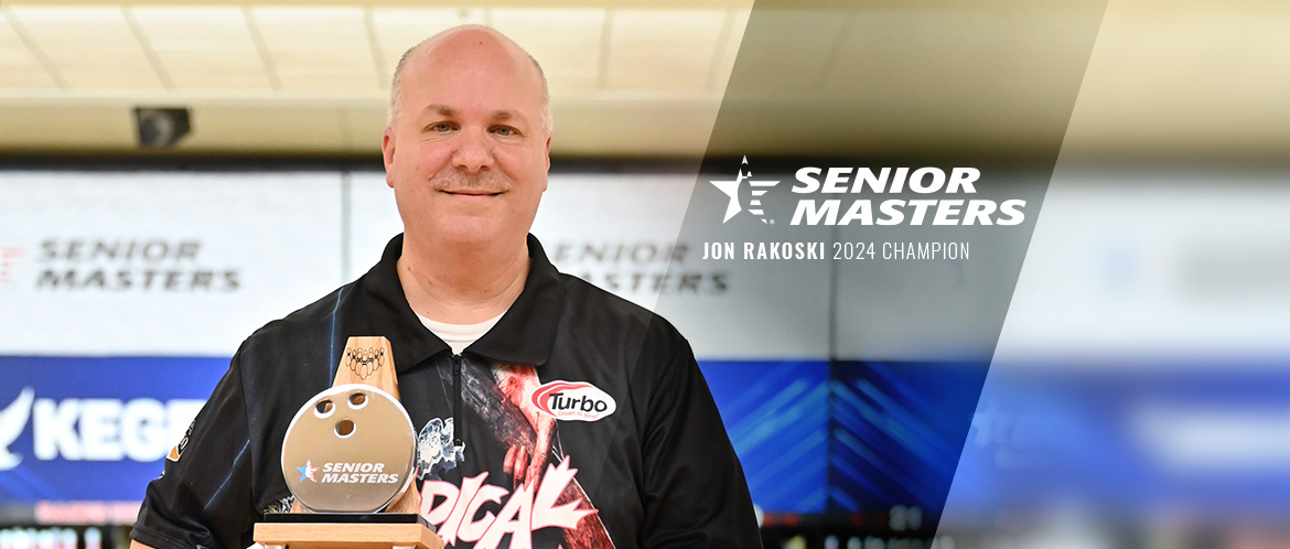 2024 USBC Senior Masters champion Jon Rakoski
