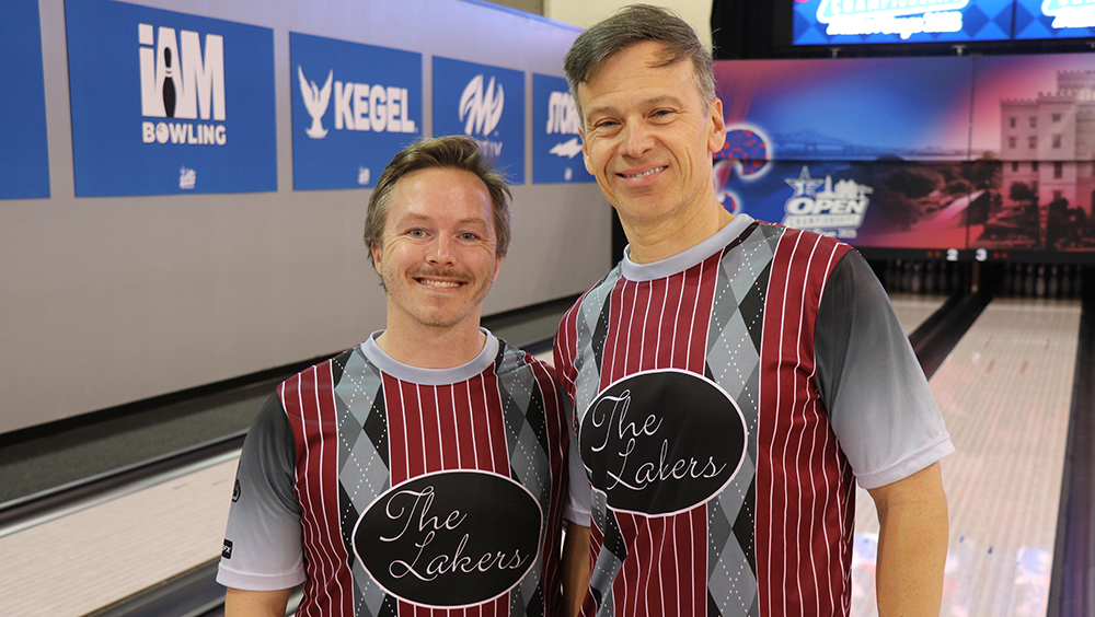 Joey Robillard and Robert Clements at the 2025 USBC Open Championships