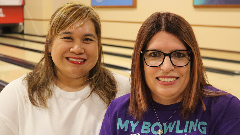 Marites Tubban and Gina Green at the 2023 USBC Women's Championships