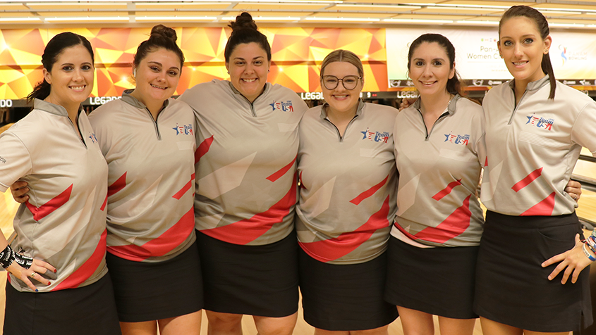 Team USA at 2022 PANAM Bowling Women&#39;s Championships