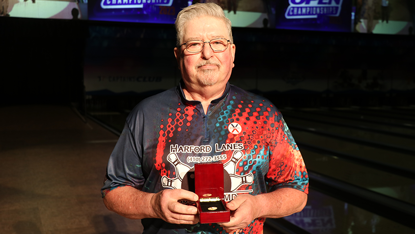 Dennis Wilson at the 2023 USBC Open Championships