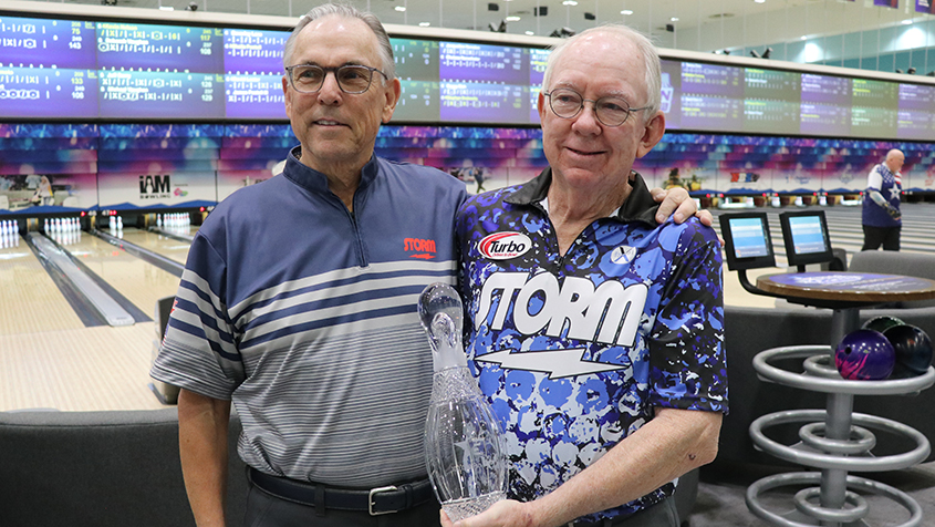 Bill Spigner and Dennis Lane at the 2023 USBC Open Championships