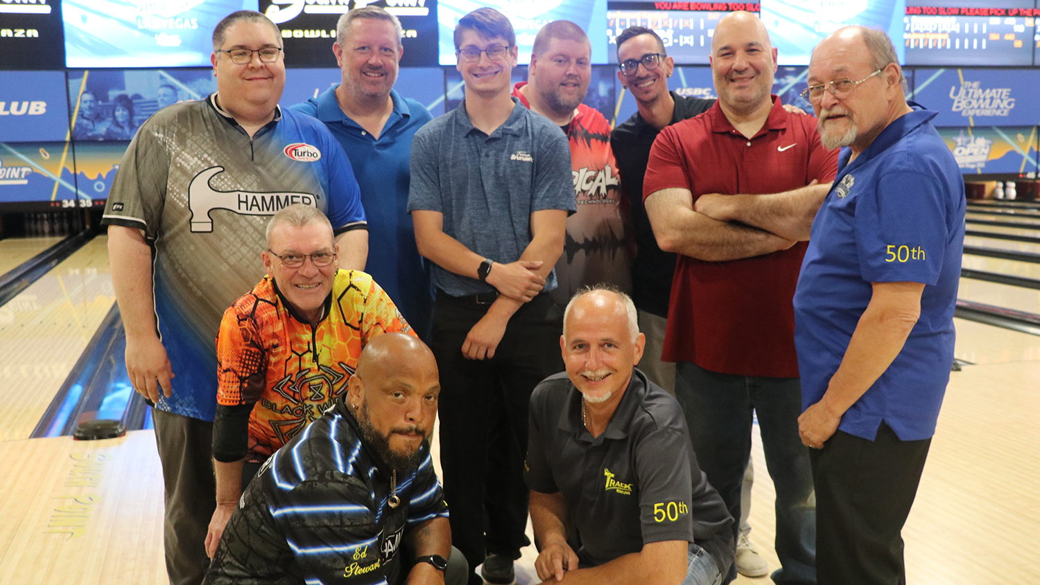 Rich Stewart and the ABC Gates Bowl teams at the 2024 USBC Open Championships