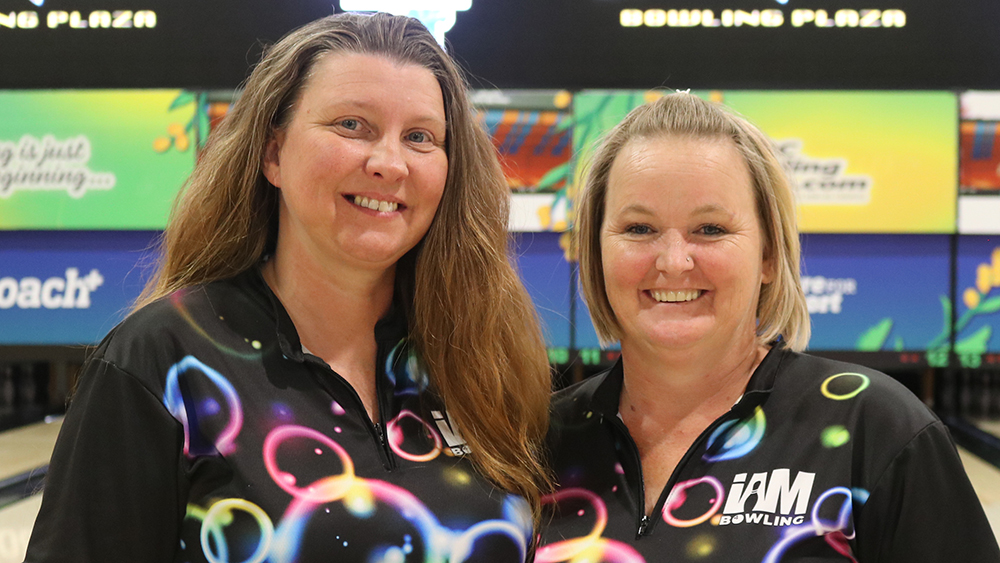 Brandy Burkhart and Desi Hurd at the 2025 USBC Women&#39;s Championships