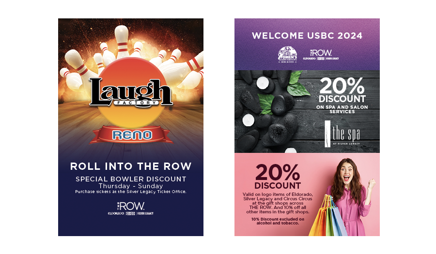 THE ROW coupons for the 2024 USBC Women's Championships